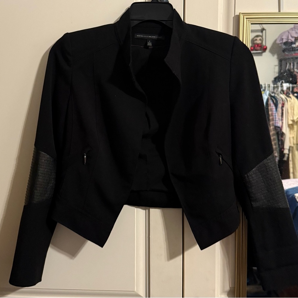 White House Black Market Black Blazer Professional Suit Jacket